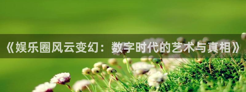 天天购彩游戏有哪些好玩的：《娱乐圈风云变幻：数字时代的艺术与真相》
