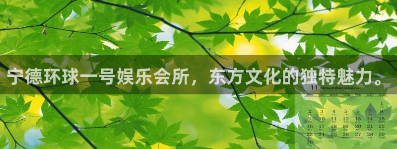 天天购彩体育3在线注册：宁德环球一号娱乐会所，东方文化的独特魅力。