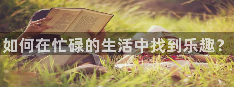 www.天天购彩体育.com：如何在忙碌的生活中找到乐趣？